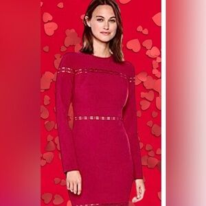 Likely NWT RP $228 Body-con Cutout Dress “Solace” in Boysenberry, Cla…